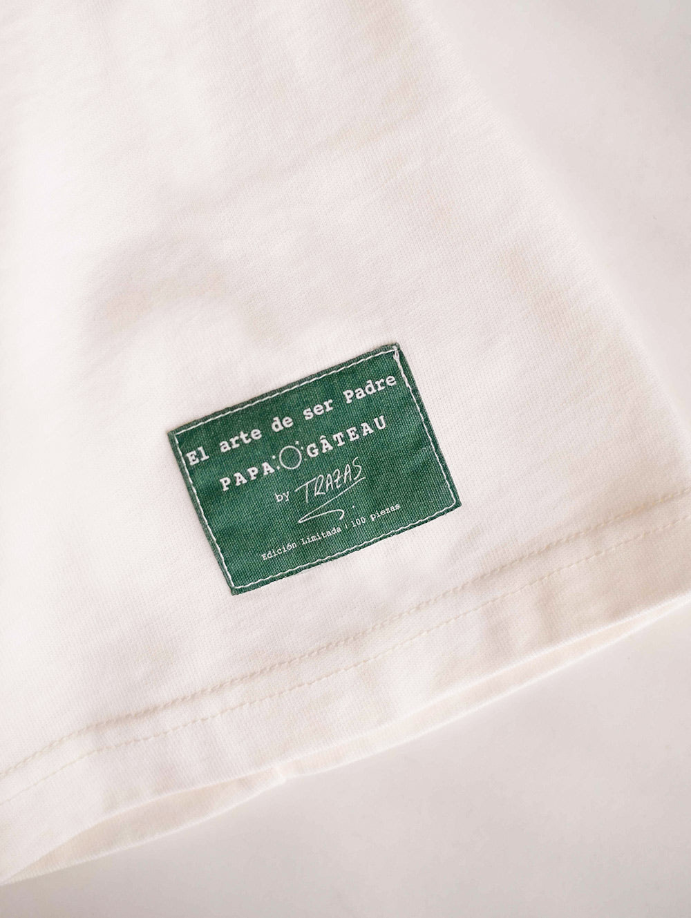 Camiseta blanca Colección 'El arte de Ser Padre' by Trazas