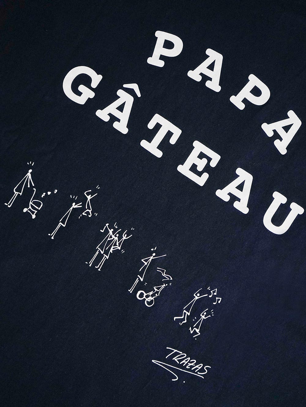 Camiseta azul Colección 'El arte de Ser Padre' by Trazas